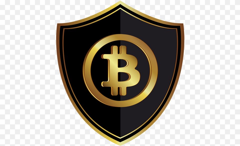 Bitcoin Btc Shield Emblem For Bet Bonus Offer Bitcoin, Armor Free Png Download