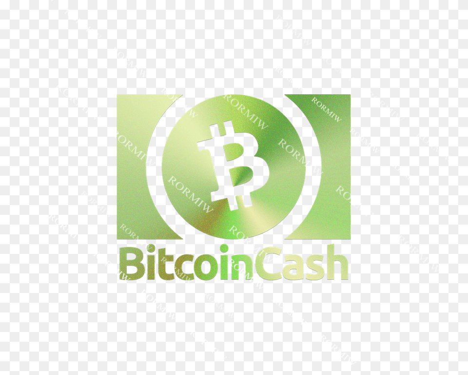 Bitcoin Cash Bch Laminated Metal Green Graphic Design, Weapon, Symbol Png
