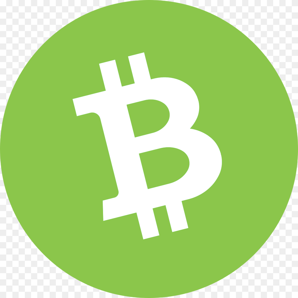 Bitcoin Cash Bch Logo, Symbol, Green, First Aid, Text Free Png