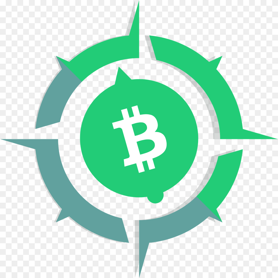 Bitcoin Cash Network Discussions Compass Logo, Symbol, Animal, Fish, Sea Life Free Transparent Png