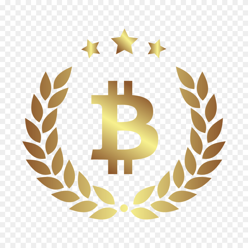 Bitcoin Clipart, Emblem, Symbol, Logo Free Png Download