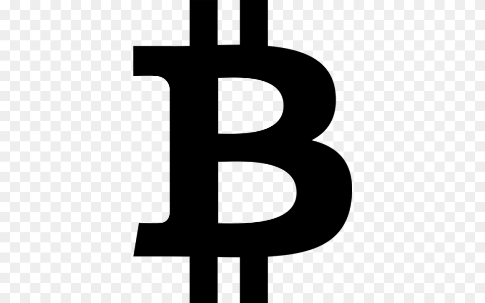 Bitcoin Clipart Black And White Nice Clip Art, Gray Png Image