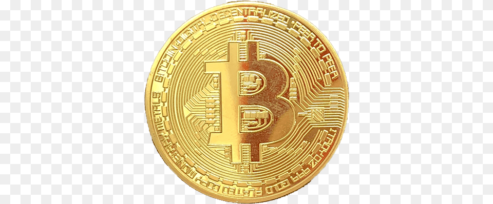 Bitcoin Coin Circle, Gold, Money, Disk Png
