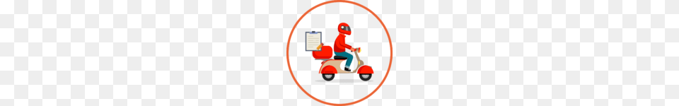 Bitcoin Delivery Lorry Flat Icon With Clip Art Vector, Motorcycle, Transportation, Vehicle, Scooter Png