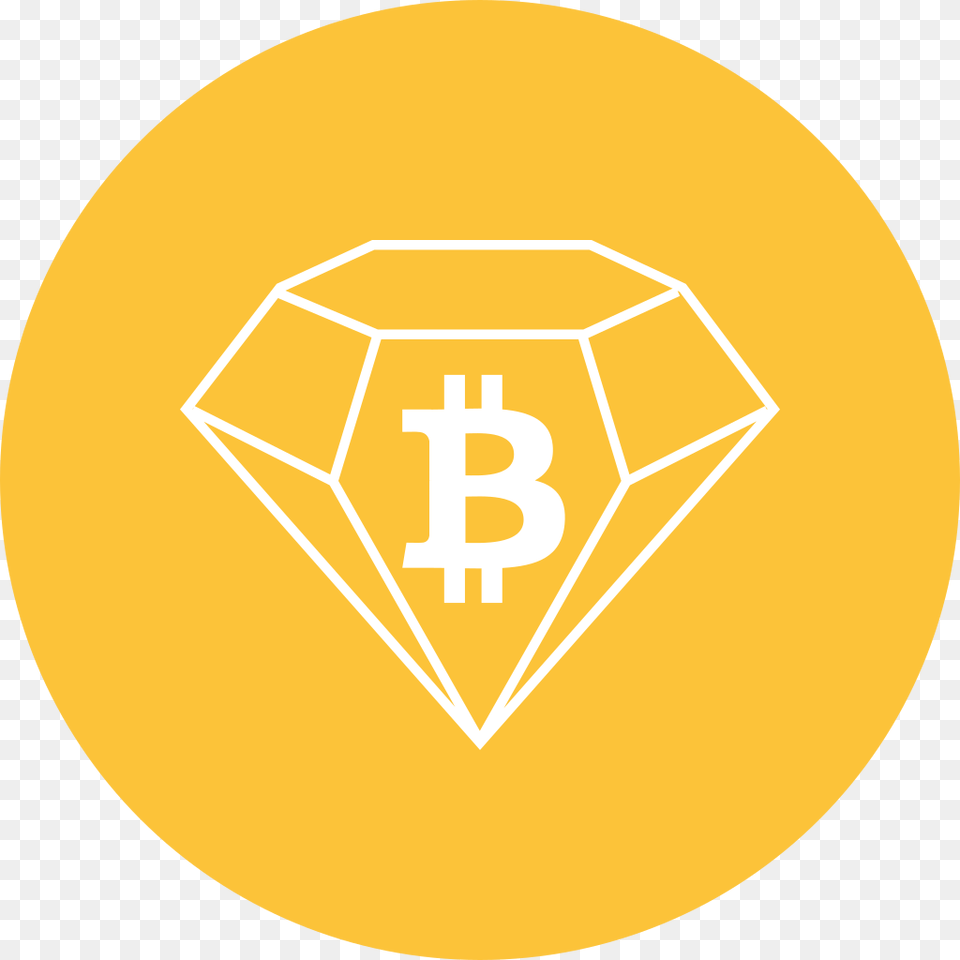 Bitcoin Diamond, Logo, Badge, Symbol, Astronomy Png Image