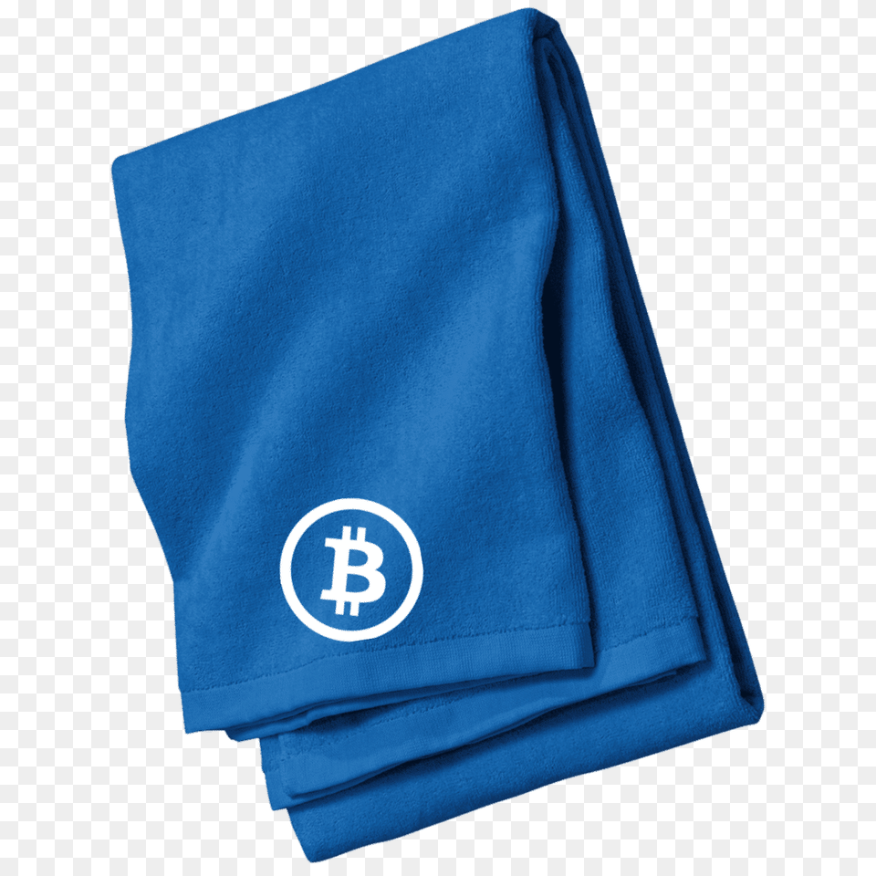 Bitcoin Embroidered Logo, Clothing, Fleece, Blanket Free Png