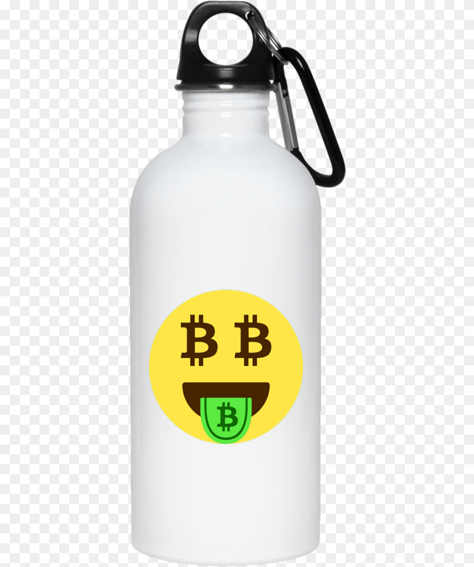 Bitcoin Emoji Stainless Steel Water Bottle 99 Problems But Beer Solves Them Funny Tee, Water Bottle, Jug, Shaker Free Png