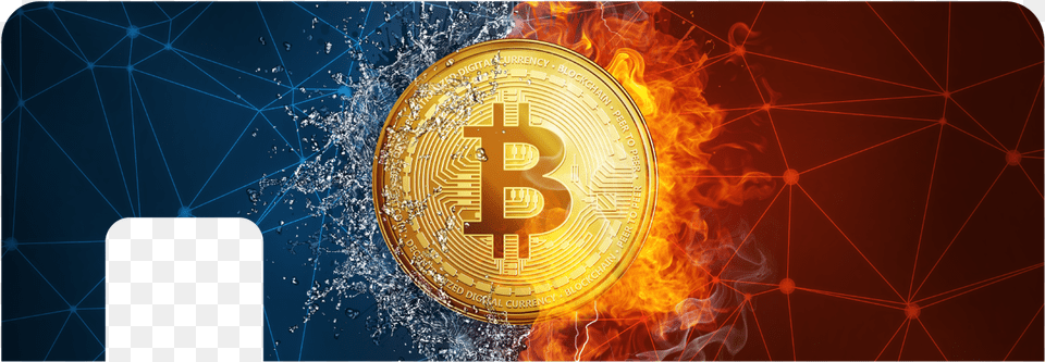 Bitcoin Fire Png Image