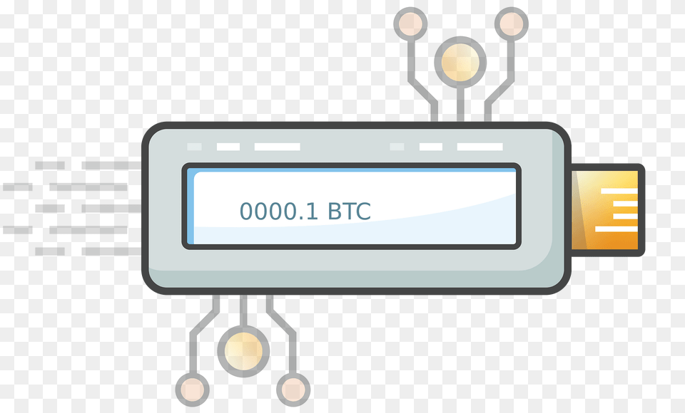 Bitcoin Flash Disk Clipart, Electronics, Hardware, Computer Hardware, Screen Free Png Download