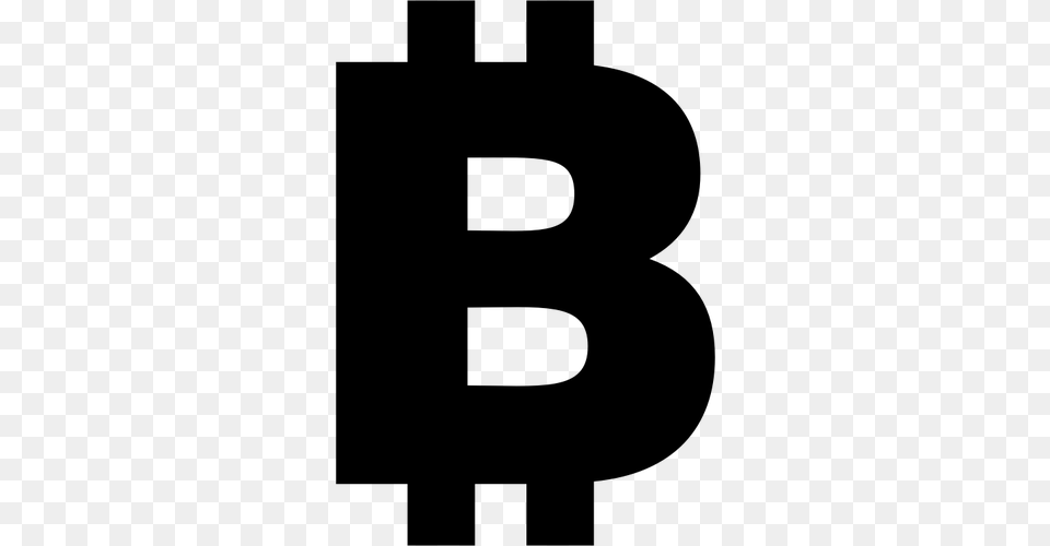 Bitcoin Clipart, Gray Free Png