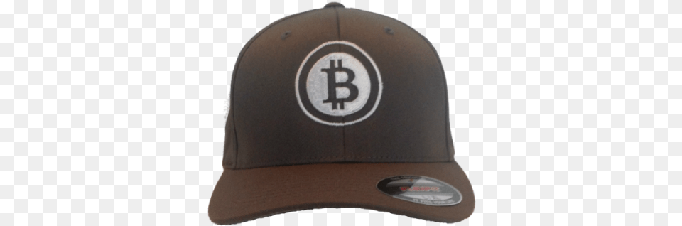 Bitcoin Hat Flexfit Dark Grey Bitcoin, Baseball Cap, Cap, Clothing, Hardhat Free Transparent Png