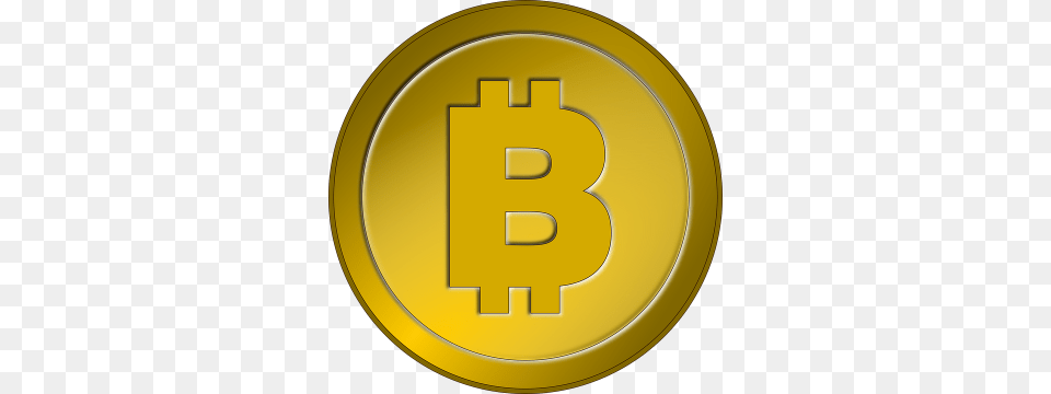 Bitcoin Logo, Gold, Coin, Disk, Money Free Png Download