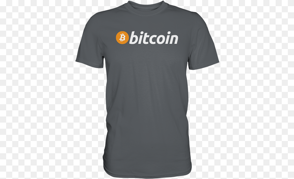 Bitcoin Logo Light Logos, Clothing, Shirt, T-shirt Png