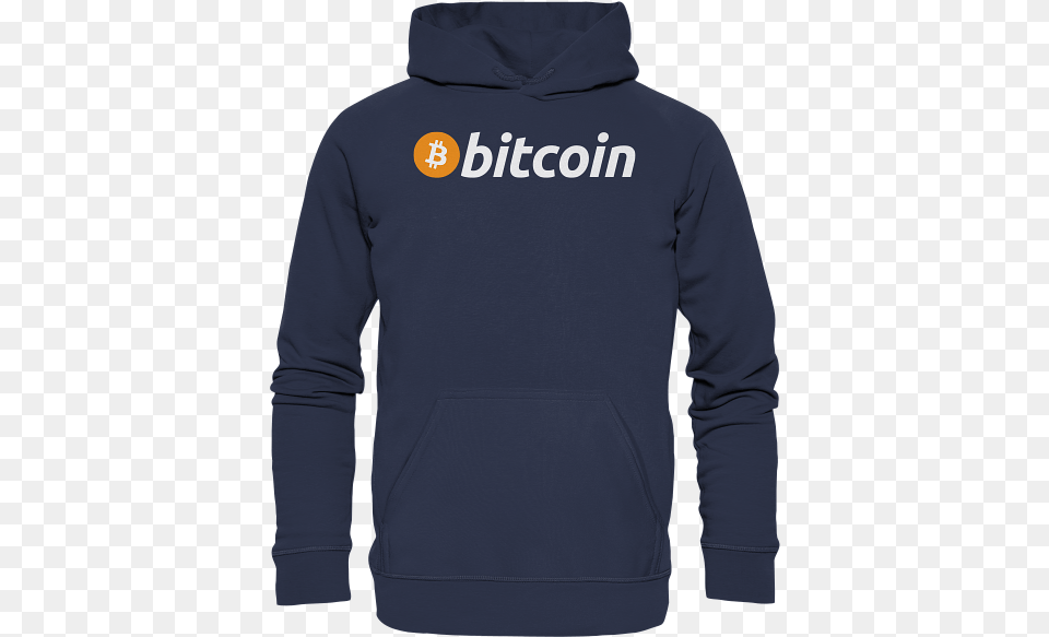 Bitcoin Logo Light Unisex Hoodie Hodlmoda Hoodie, Clothing, Knitwear, Sweater, Sweatshirt Png Image