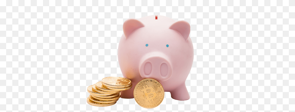Bitcoin Piggy Bank Bitpiggys Coin, Piggy Bank Free Transparent Png