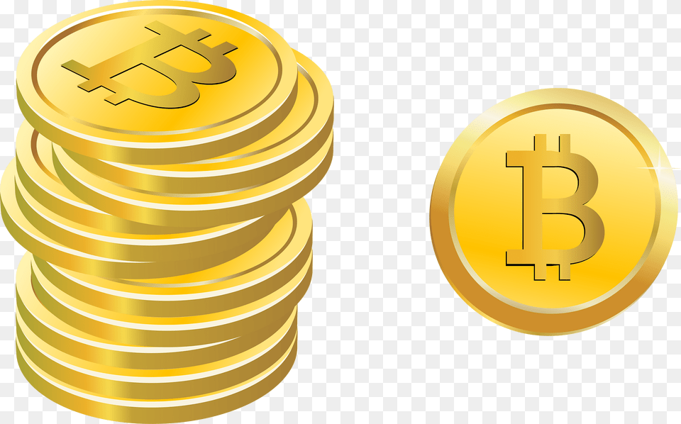 Bitcoins Clipart, Gold, Coin, Money, Dynamite Free Png