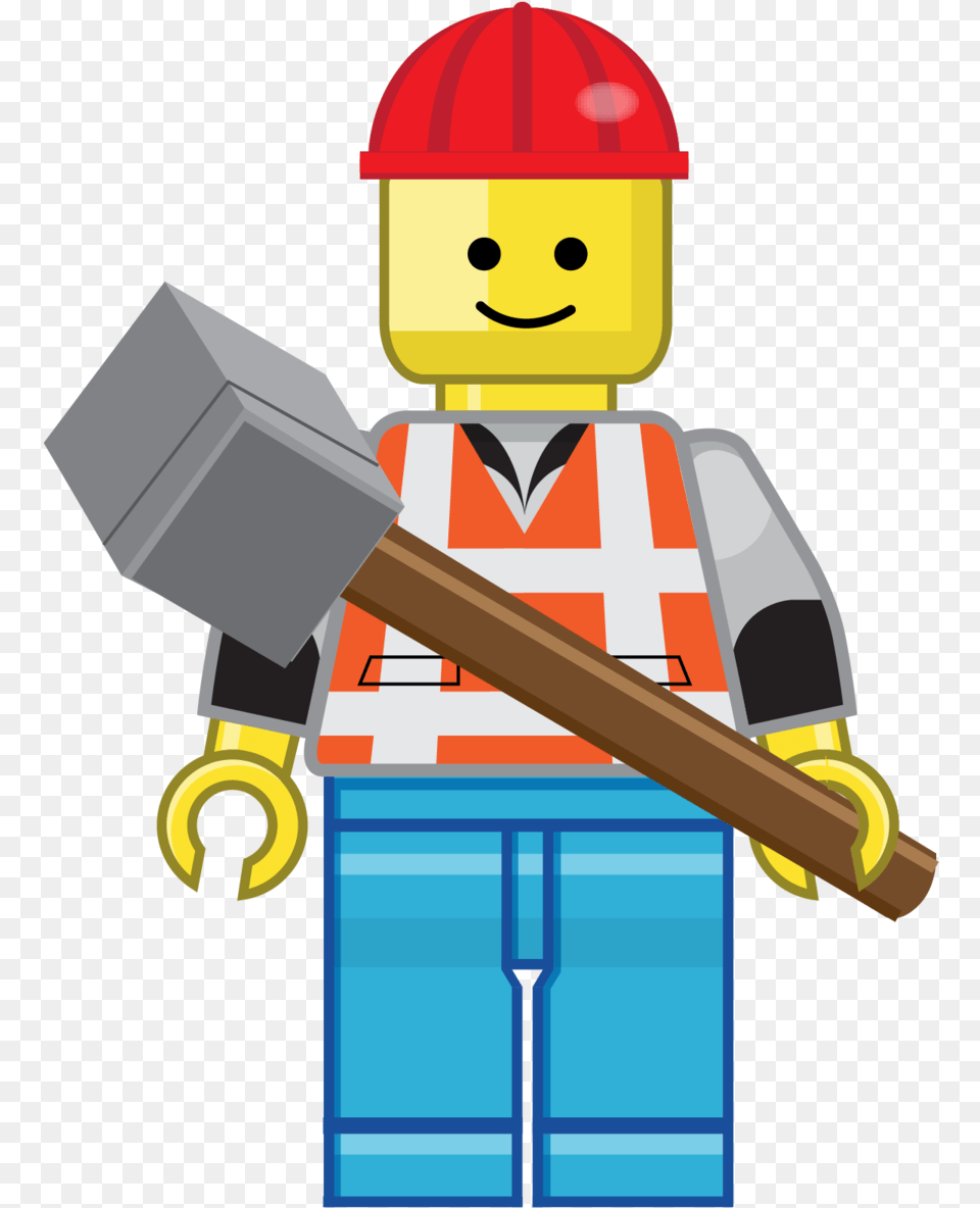 Bitd Lego B1 Construction Cartoon, Person, Worker, Clothing, Hardhat Png Image