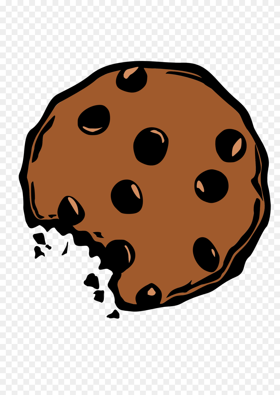 Bite Mark Cartoon Cookies, Cookie, Food, Sweets, Face Free Transparent Png
