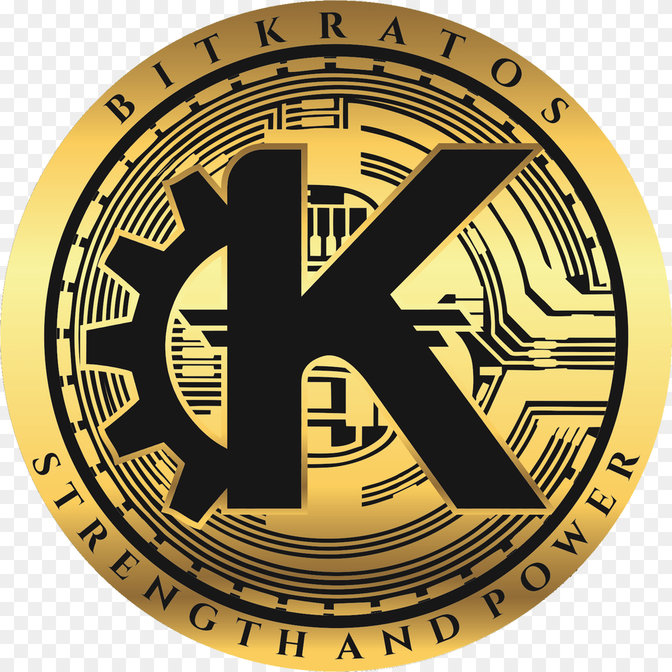 Bitkratos U2013 The Bridge Between Crypto Currency And Circle, Logo, Emblem, Symbol, Badge Png