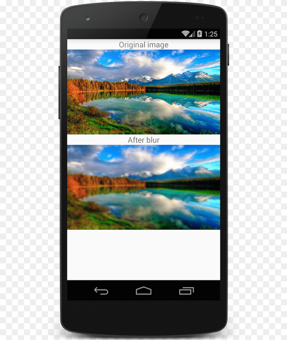 Bitmap Blur Effect In Android Using Renderscript Blur In Android Studio, Electronics, Mobile Phone, Phone, Nature Free Png