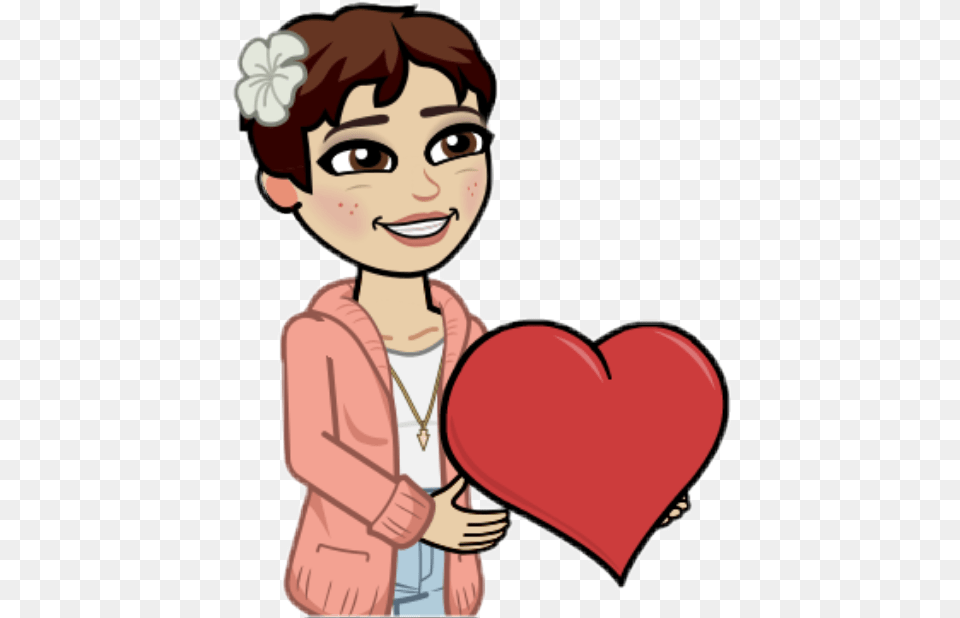 Bitmoji Mybitmoji Snapchat Emoji Love Heart Red Bitmoji Snapchat Love Bitmoji, Baby, Person, Face, Head Png Image