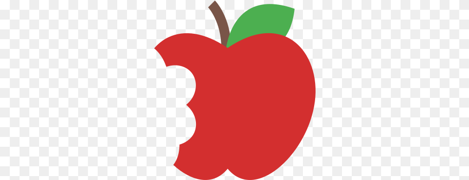 Bitten Apple Icon Mcintosh, Food, Fruit, Leaf, Plant Png