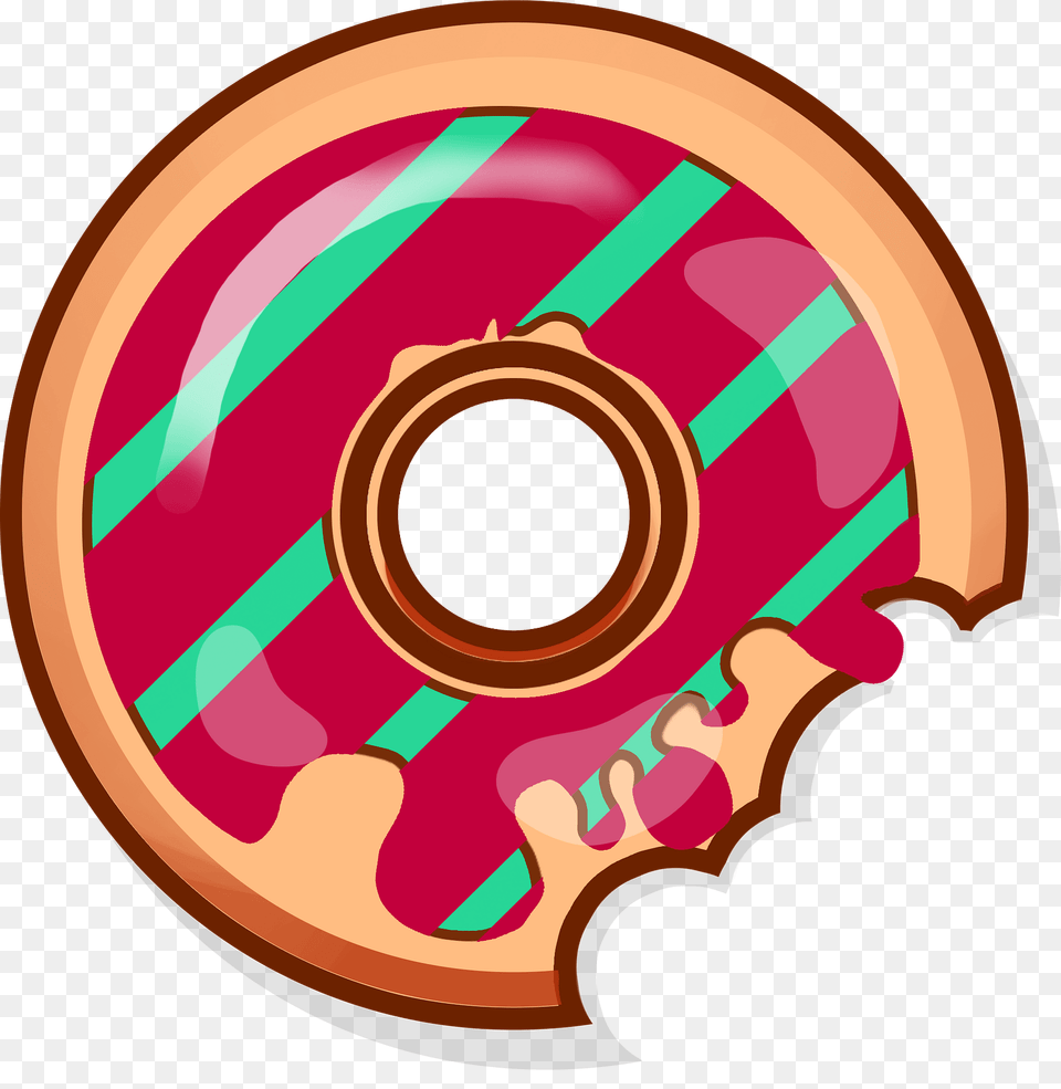 Bitten Donut Clipart, Food, Sweets, Dynamite, Weapon Free Png