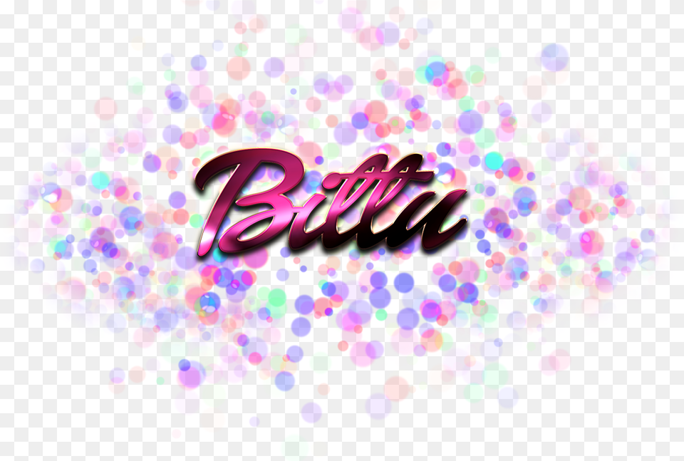 Bittu Name Logo Bokeh Olive Name, Art, Graphics, Paper, Purple Png Image