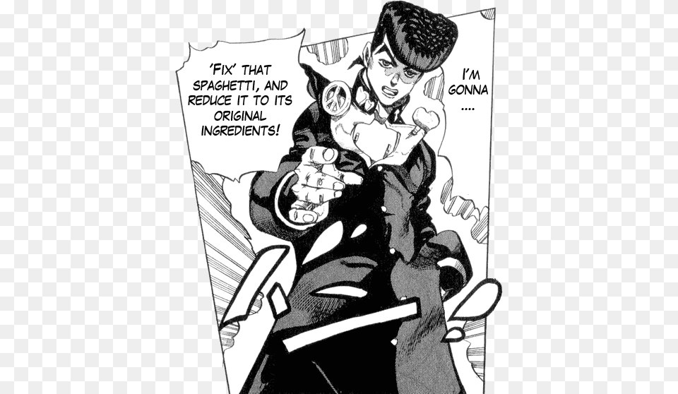 Bizarre Adventure Out Of Context Josuke Higashikata Jojo Bizarre Adventure Out Of Context, Publication, Book, Comics, Person Png