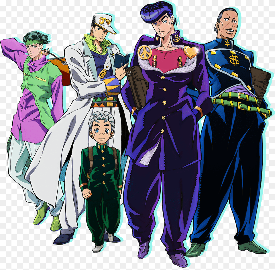 Bizarre Adventure Part 4 Cast, Book, Comics, Publication, Adult Png