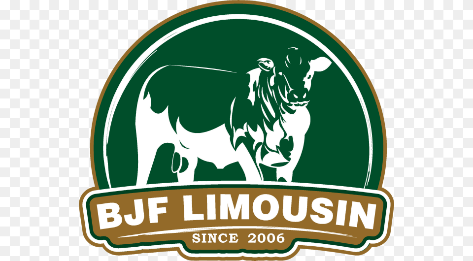 Bjf Limousin Logo Animal, Cattle, Livestock, Mammal, Person Free Transparent Png