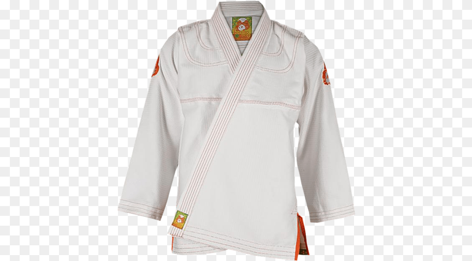 Bjj Premium Gisu2014 Side 2 U2014 Fightgear Norway Inverted Gear Gold Weave, Clothing, Robe, Long Sleeve, Sleeve Free Transparent Png