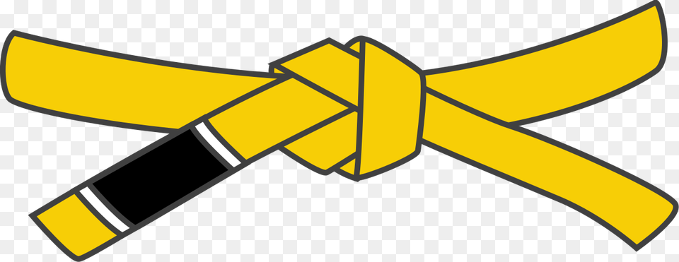 Bjj Yellow Belt, Knot, Accessories, Animal, Fish Png Image