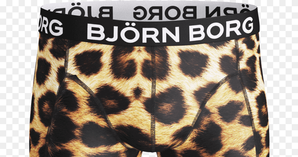 Bjorn Borg Leopard Microfiber Bjrn Borg, Clothing, Underwear, Animal, Mammal Png Image