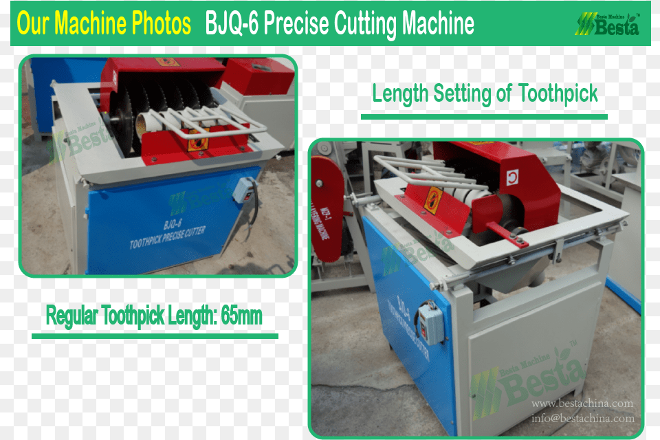 Bjq 6 Toothpick Length Setting Machine Toothpick Making Planer Png