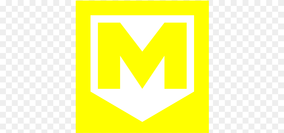 Bkv Metro Logo In The 90s Yellow 90s Free Png Download