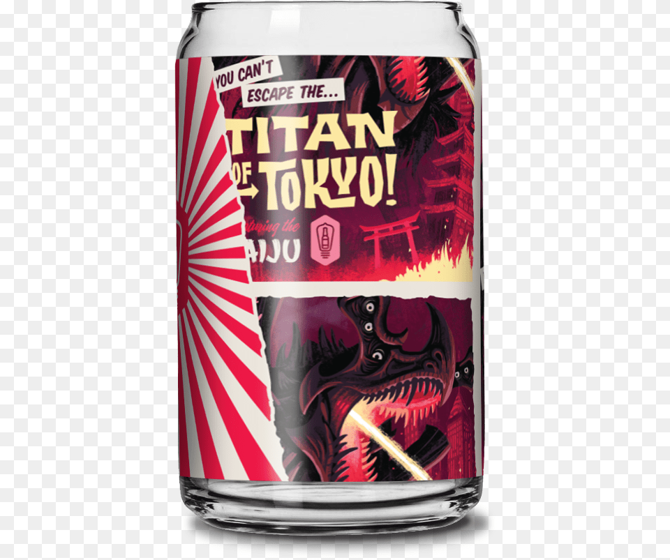 Bl 17 Titanoftokyo Glass Side1 Caffeinated Drink, Animal, Dinosaur, Reptile, Beverage Png