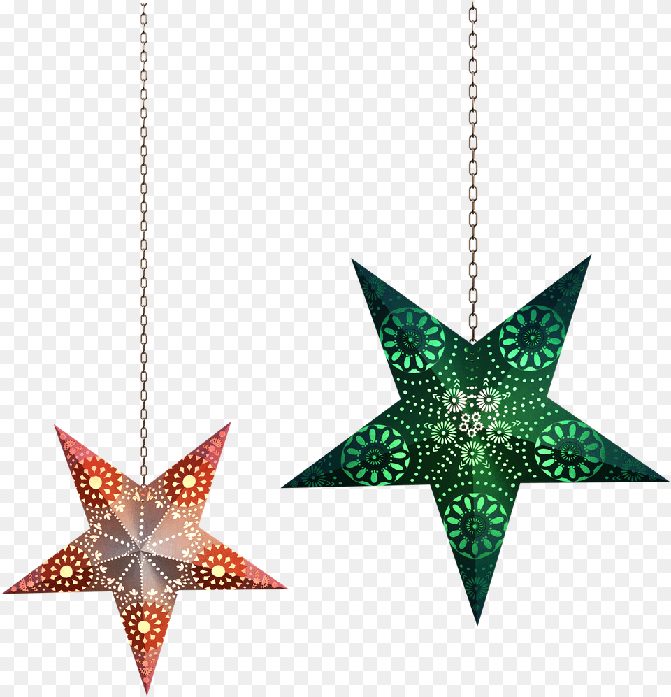 Bl Julstjrna, Star Symbol, Symbol, Accessories, Chandelier Free Png Download