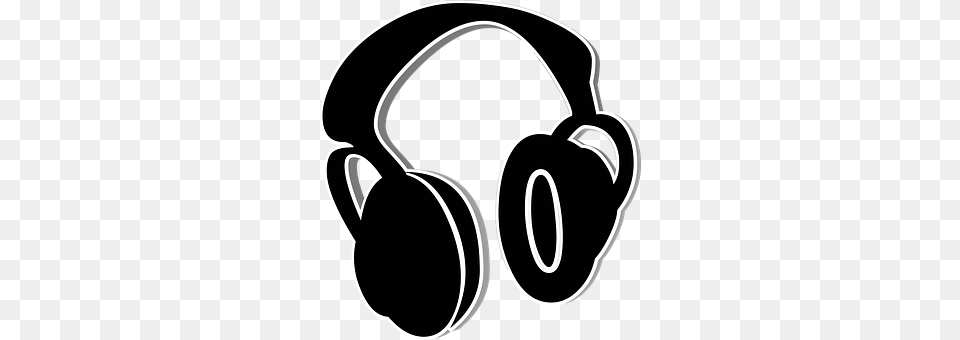 Black Electronics, Headphones Png