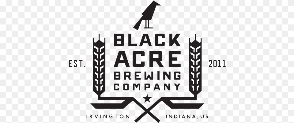 Black Acre Black Square Transparent Black Acre Brewing Co, Text, Weapon Png Image