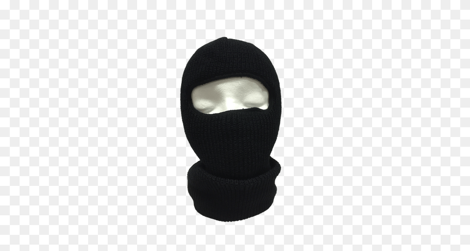 Black Acrylic Face Mask, Clothing, Hat Png Image