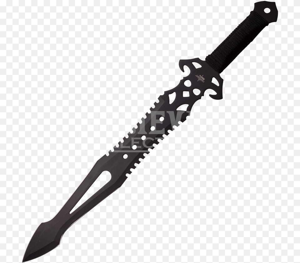 Black Adventurer Fantasy Short Sword, Blade, Dagger, Knife, Weapon Free Png Download