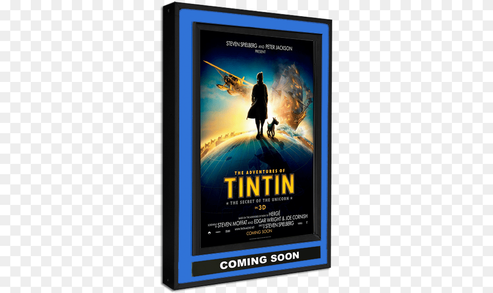 Black Adventures Of Tintin The Secret, Advertisement, Poster, Adult, Person Free Png
