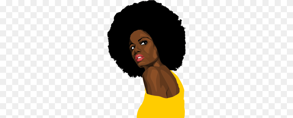 Black Afro Clipart, Adult, Portrait, Photography, Person Free Png Download