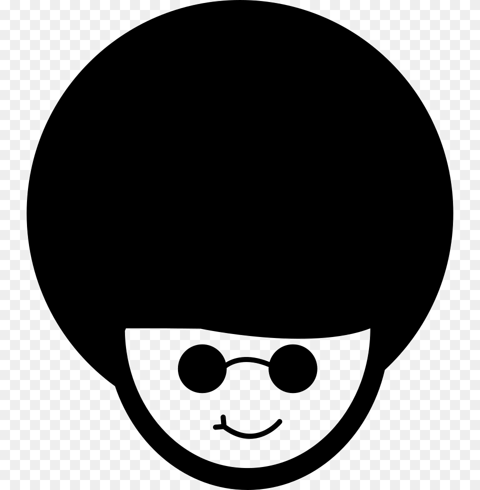 Black Afro Hair Transparent Images Desenho De Cabelo Black Masculino, Stencil, Clothing, Hardhat, Helmet Free Png Download