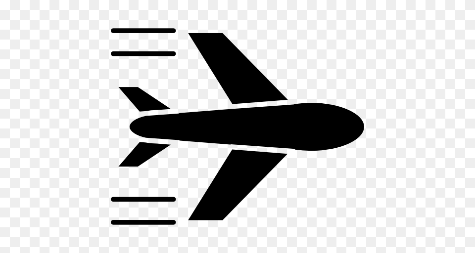 Black Airplane Silhouette Airplane Flight Airplane Flight, Gray Free Png