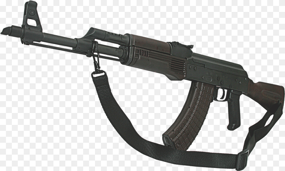 Black Ak 47 Gun, Firearm, Rifle, Weapon, Machine Gun Png