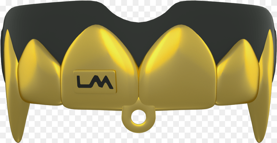 Black Amp Gold Football Mouthpiece W Detachable Strap Black Mouthpieces For Football, Logo, Symbol, Accessories Free Png Download