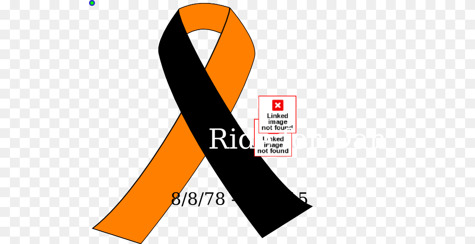 Black Amp Orange Motorcycle Awarness Ribbon Svg Clip, Accessories, Belt, Formal Wear, Tie Png Image