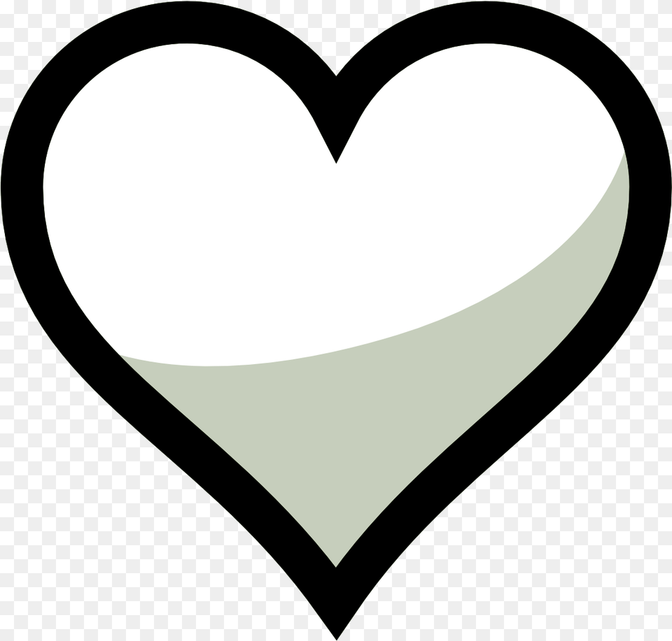 Black Amp White Heart Drawing Free Red Heart Outline Png Image